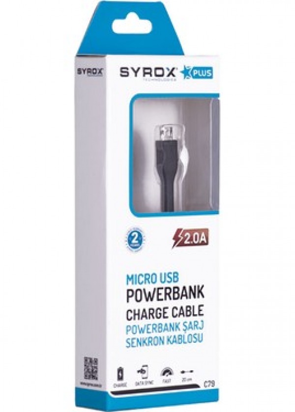 Syrox C79 Micro Usb Şarj Kablosu