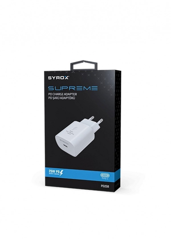 Syrox Supreme Type-C Şarj Başlığı